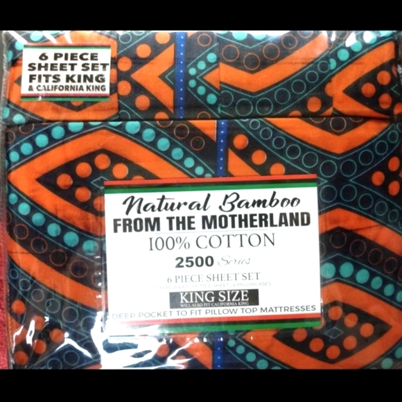 Natural Bamboo Bedding King Or California King Natural 0 Cotton